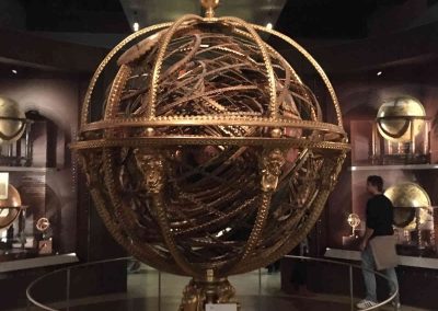Antico planisfero al museo Galileo Galilei a Firenze