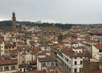 Panorama dei tetti di Firenze e di Palazzo Vecchio