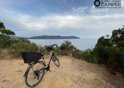 in e-bike all'isola d'elba