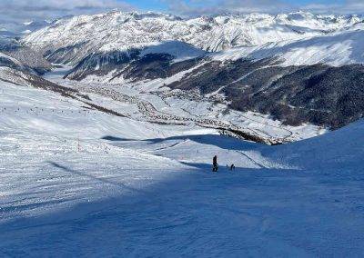 panorama livigno dalle piste di sci